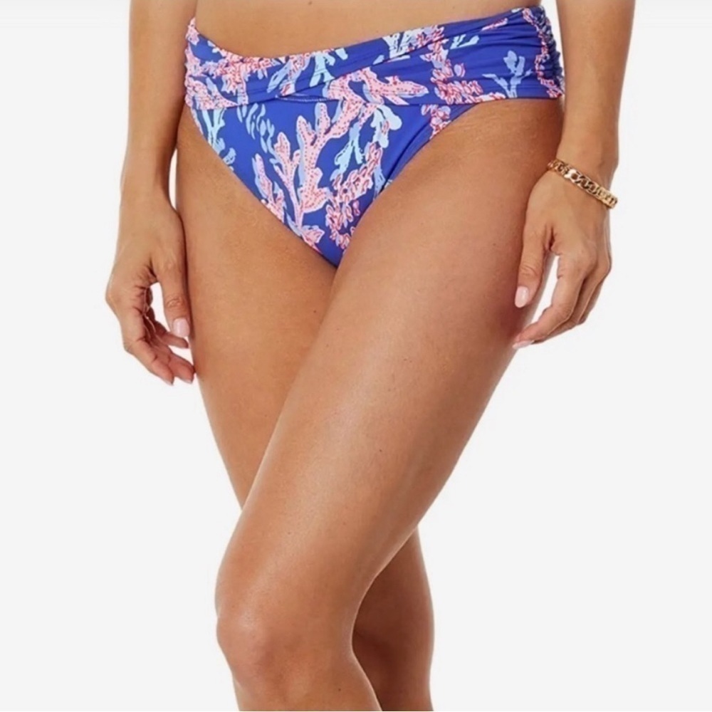 Lilly Pulitzer Lagoon Sarong Hipster Bikini Bottoms